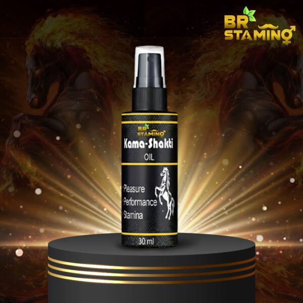 BR Stamino Kama-Shakthi Oil | Ayurvedic Oil for Pennis Growth | Makes Pennis Harder, Thicker & Longer | Best Herbal Male Performance Oil